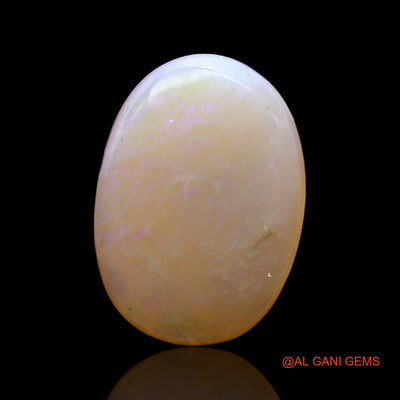7.00 Cts Unheated Australian Fire Opal Loose Gemstone Oval Cabochon Natural 19x13x4 mm AC-419