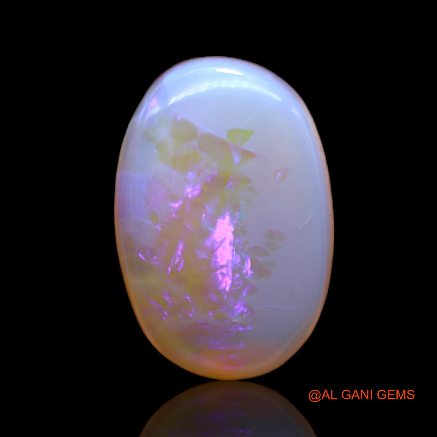 10.00 Cts Natural Australian Fire Opal Oval Cabochon Loose Gemstone For Jewelry 19x13x6 mm AC-41