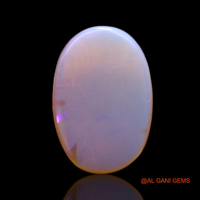 10.00 Cts Natural Australian Fire Opal Oval Cabochon Loose Gemstone For Jewelry 19x13x6 mm AC-41