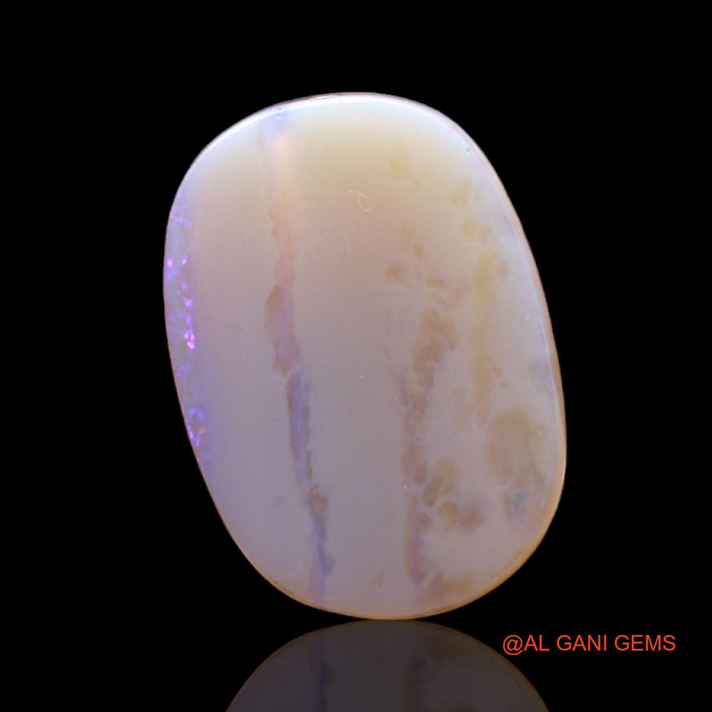 9.00 Cts Natural Australian Fire Opal Loose Gemstone Oval Cabochon 18x13x5 mm AC-420