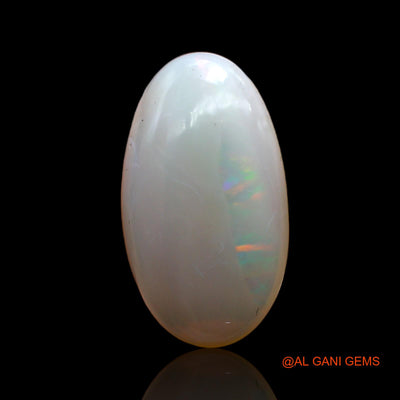 Natural Untreated Fire Opal Loose Gemstone Oval Cabochon From Australia 6.00 Cts 19x12x5 mm AC-421