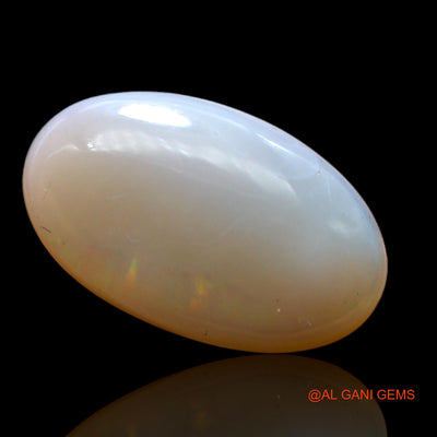Natural Untreated Fire Opal Loose Gemstone Oval Cabochon From Australia 6.00 Cts 19x12x5 mm AC-421