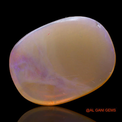 Natural Untreated Fire Opal Loose Gemstone Oval Cabochon From Australia 9.00 Cts 17x13x4 mm AC-423