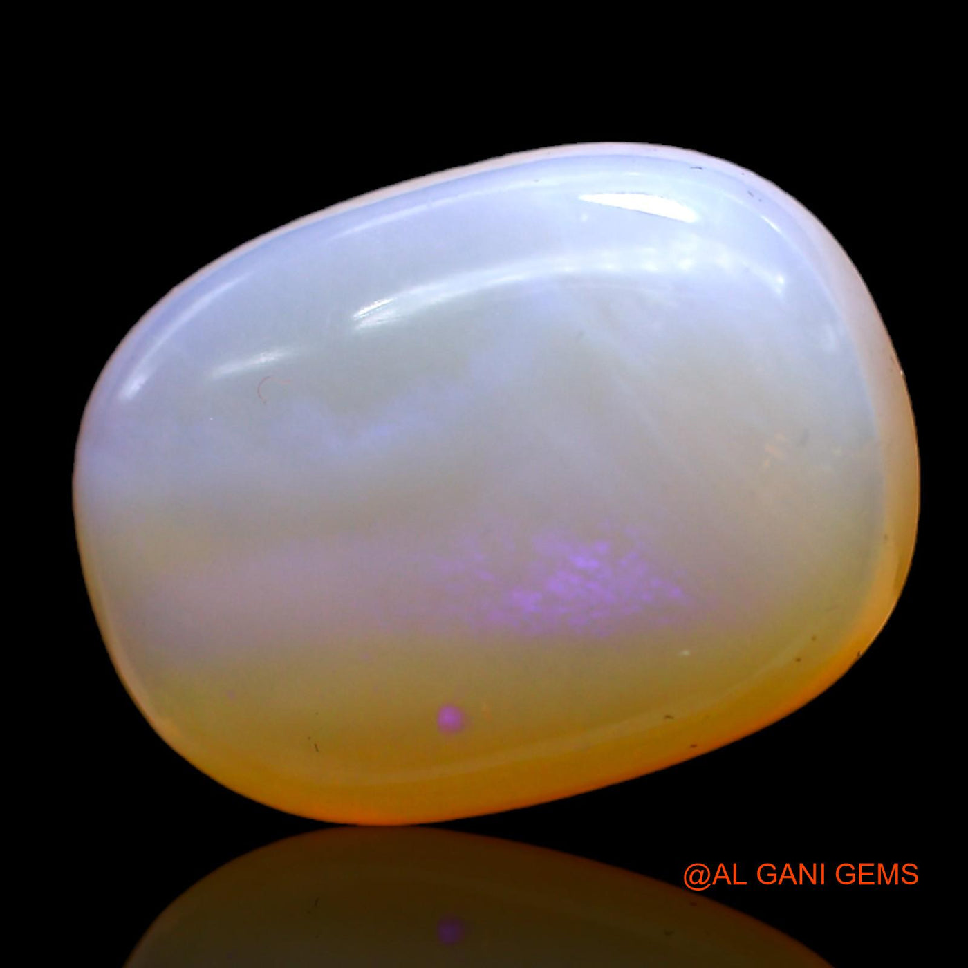 9.00 Cts Natural Australian Fire Opal Oval Cabochon Loose Gemstone For Jewelry 17x12x5 mm AC-428