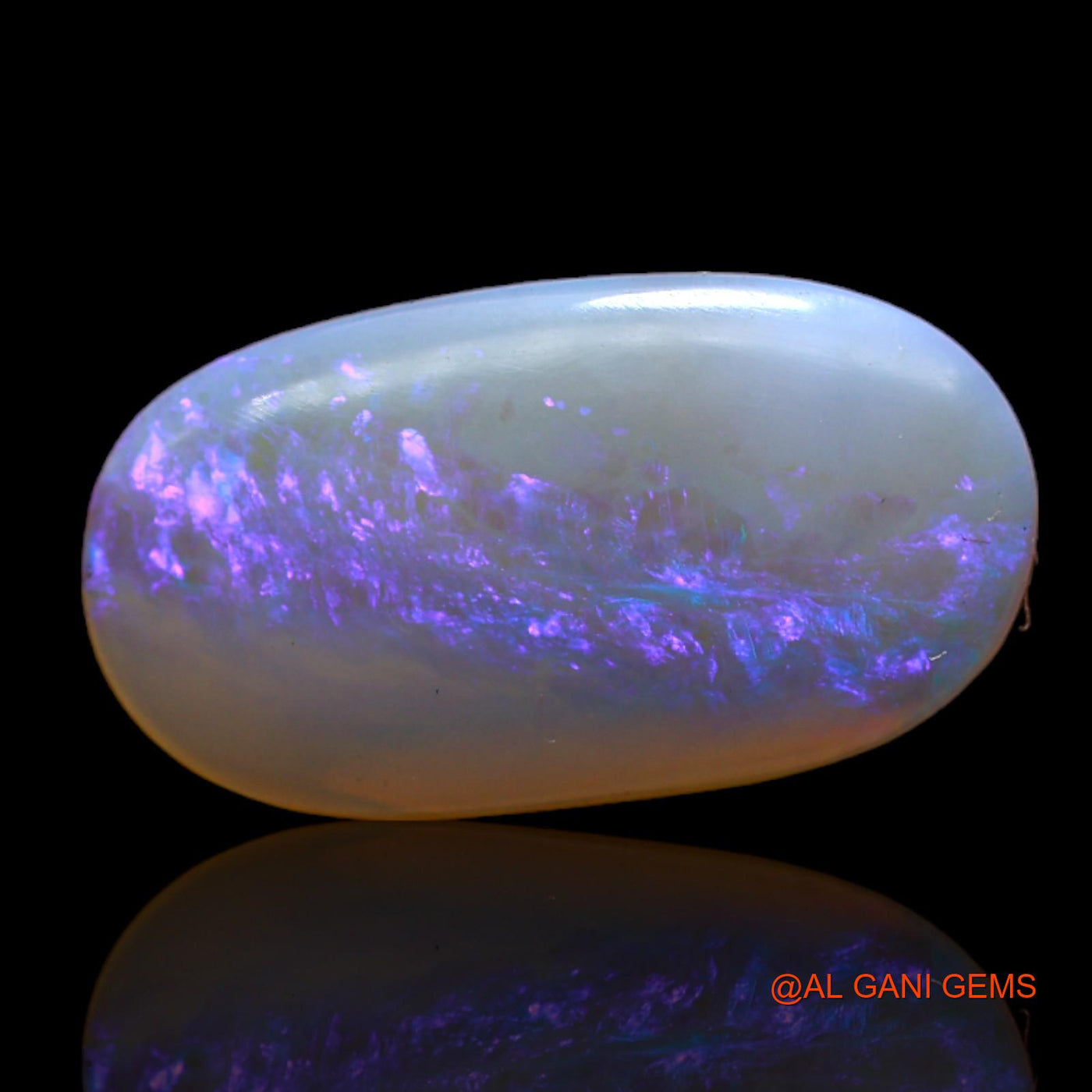 5.00 Cts Unheated Australian Fire Opal Loose Gemstone Oval Cabochon Natural 20x11x3 mm AC-42