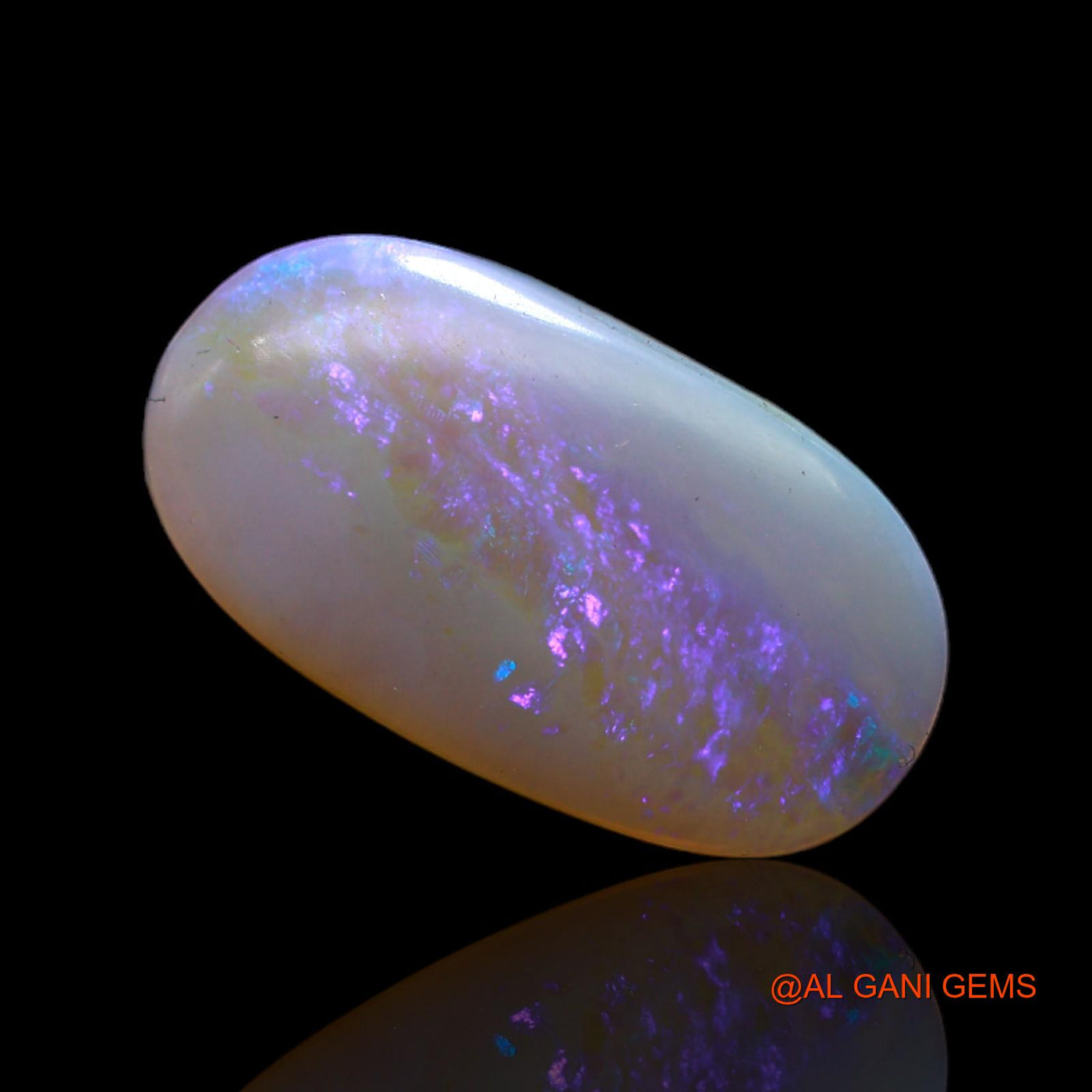 5.00 Cts Unheated Australian Fire Opal Loose Gemstone Oval Cabochon Natural 20x11x3 mm AC-42