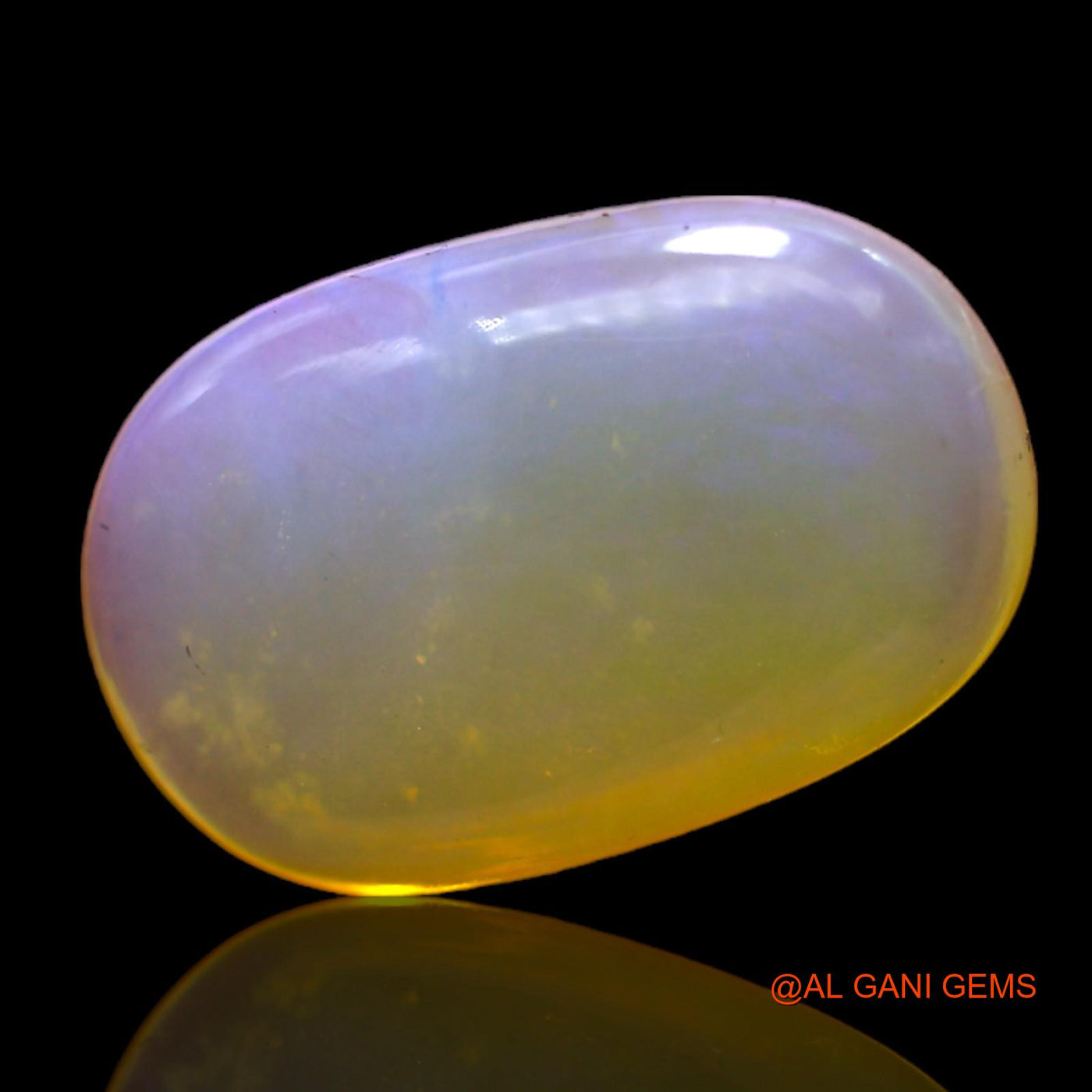 7.00 Cts Natural Australian Fire Opal Loose Gemstone Oval Cabochon 18x11x5 mm AC-430