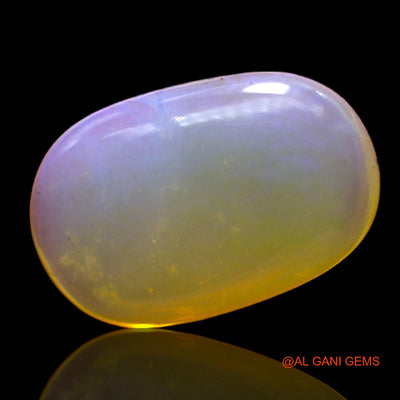 7.00 Cts Natural Australian Fire Opal Loose Gemstone Oval Cabochon 18x11x5 mm AC-430
