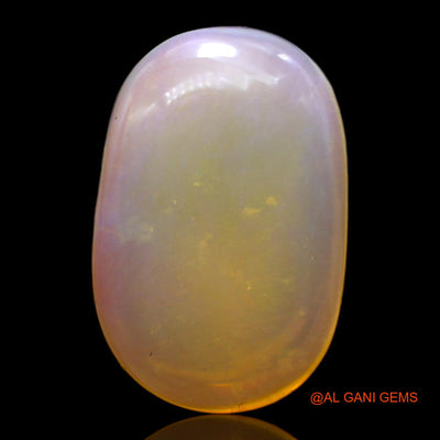 7.00 Cts Natural Australian Fire Opal Loose Gemstone Oval Cabochon 18x11x5 mm AC-430