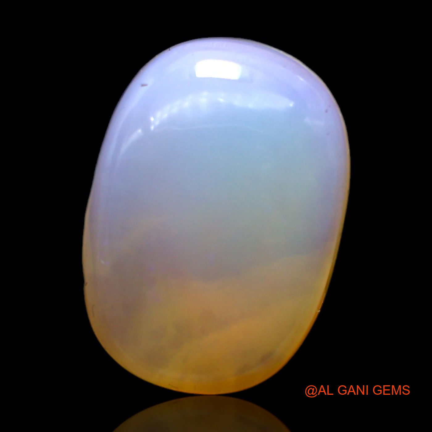 10.00 Cts Natural Australian Fire Opal Loose Gemstone Oval Cabochon 17x12x4 mm AC-431