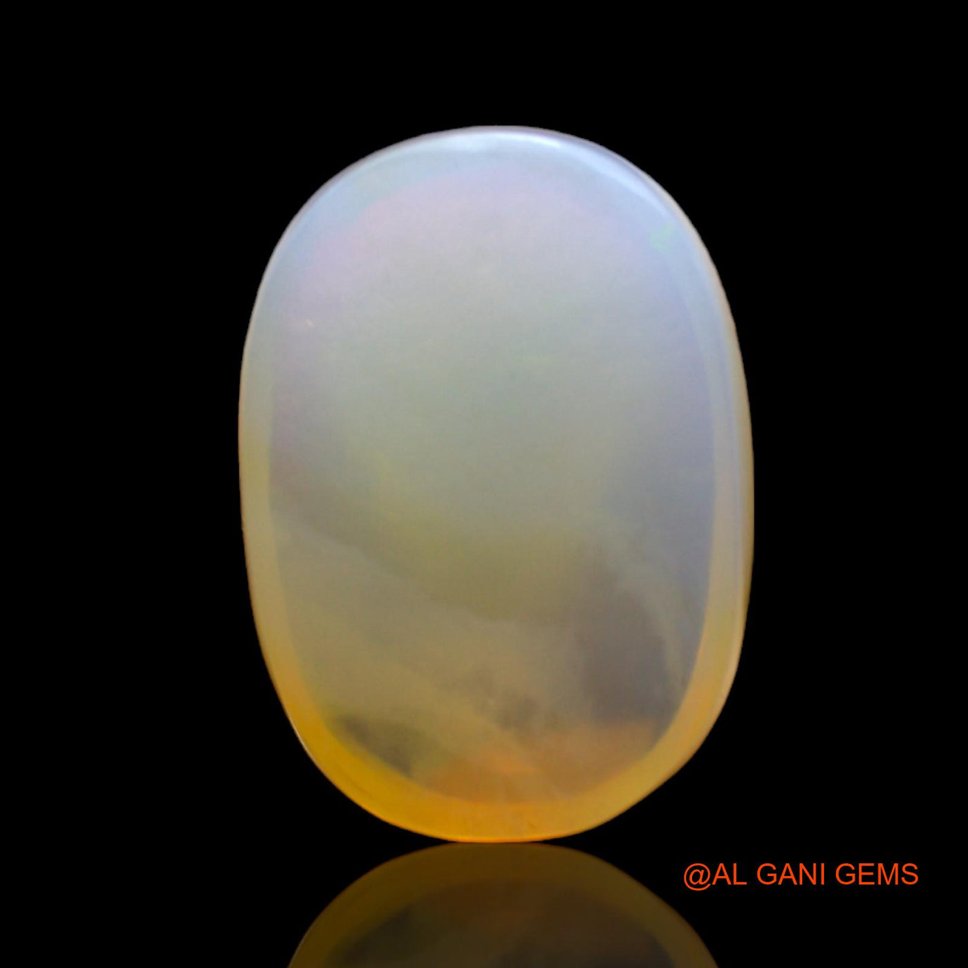 10.00 Cts Natural Australian Fire Opal Loose Gemstone Oval Cabochon 17x12x4 mm AC-431