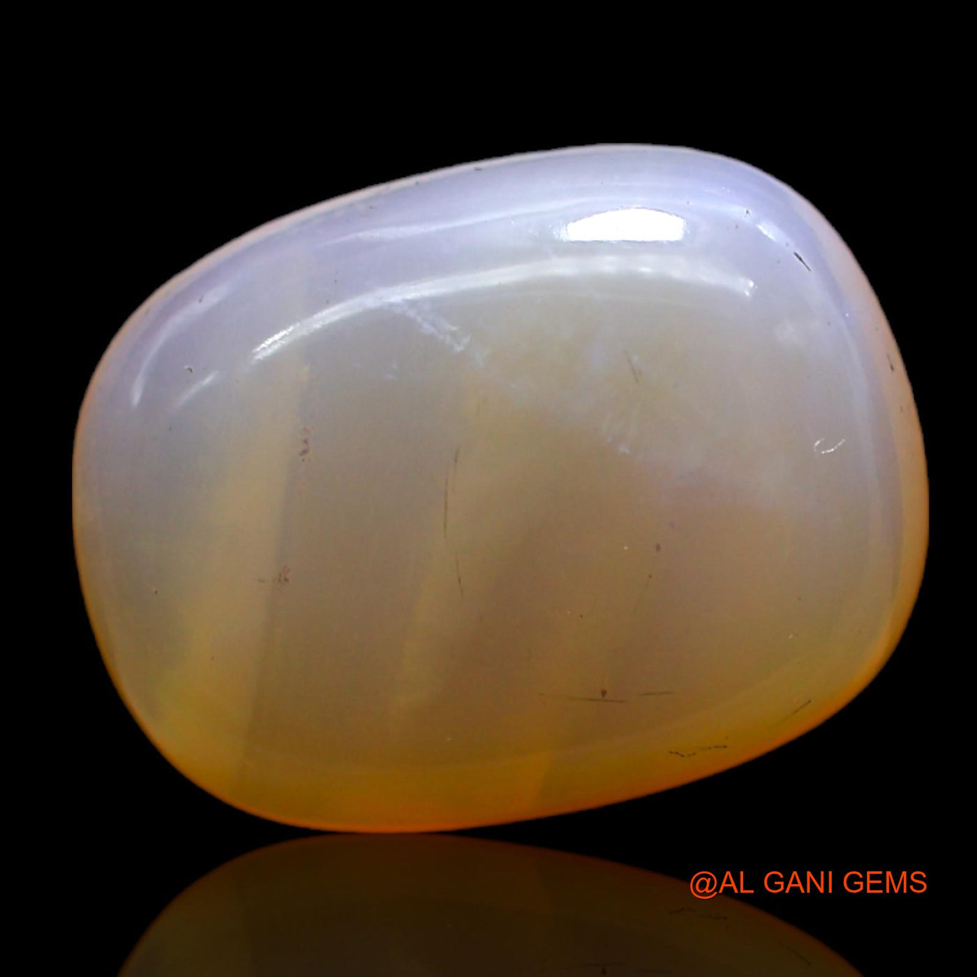 9.00 Cts Unheated Australian Fire Opal Loose Gemstone Oval Cabochon Natural 17x13x5 mm AC-433