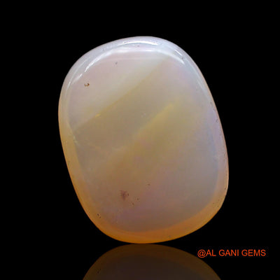 9.00 Cts Unheated Australian Fire Opal Loose Gemstone Oval Cabochon Natural 17x13x5 mm AC-433