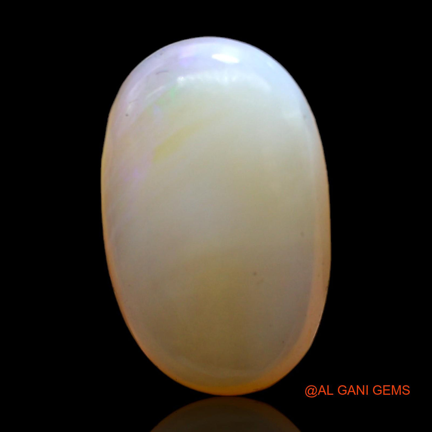 Natural Untreated Fire Opal Loose Gemstone Oval Cabochon From Australia 7.00 Cts 18x11x5 mm AC-434