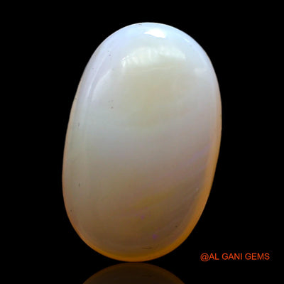 Natural Untreated Fire Opal Loose Gemstone Oval Cabochon From Australia 7.00 Cts 18x11x5 mm AC-434