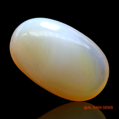 Natural Untreated Fire Opal Loose Gemstone Oval Cabochon From Australia 7.00 Cts 18x11x5 mm AC-434
