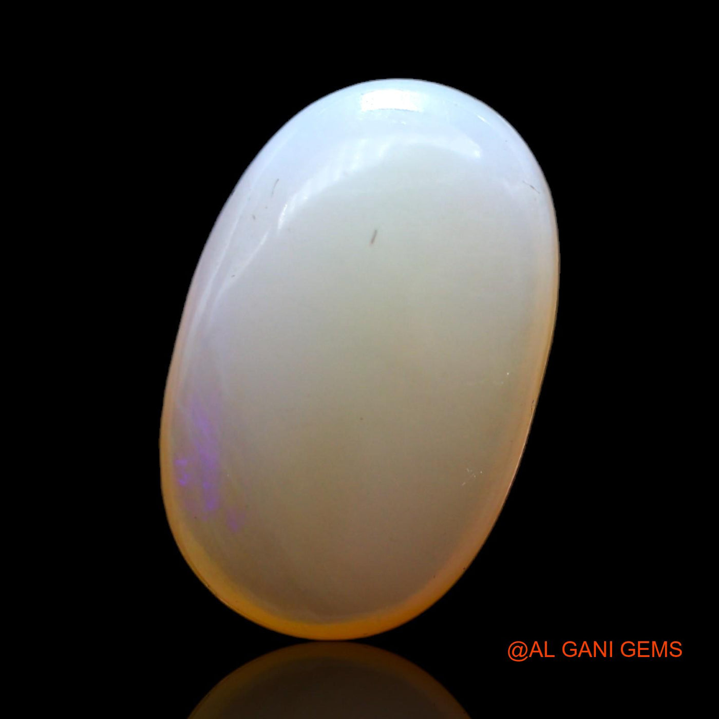 Natural Untreated Fire Opal Loose Gemstone Oval Cabochon From Australia 7.00 Cts 18x11x5 mm AC-434