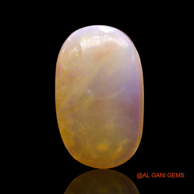 7.00 Cts Natural Australian Fire Opal Oval Cabochon Loose Gemstone For Jewelry 18x11x5 mm AC-436