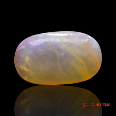 7.00 Cts Natural Australian Fire Opal Oval Cabochon Loose Gemstone For Jewelry 18x11x5 mm AC-436