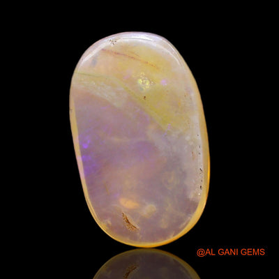 7.00 Cts Natural Australian Fire Opal Oval Cabochon Loose Gemstone For Jewelry 18x11x5 mm AC-436