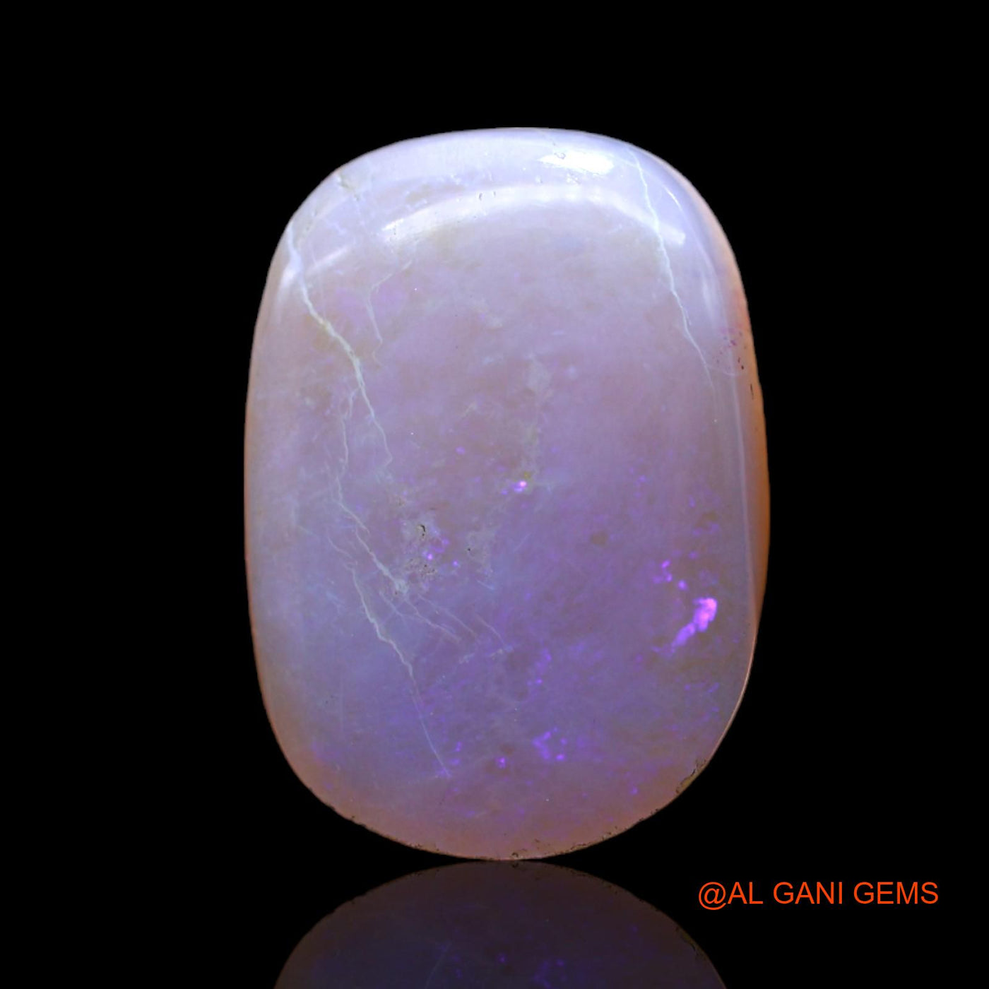 Natural Untreated Fire Opal Loose Gemstone Oval Cabochon From Australia 9.00 Cts 16x12x5 mm AC-437