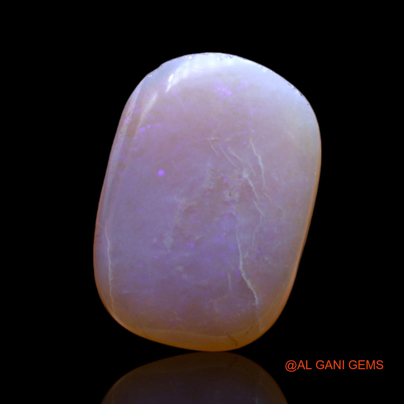 Natural Untreated Fire Opal Loose Gemstone Oval Cabochon From Australia 9.00 Cts 16x12x5 mm AC-437