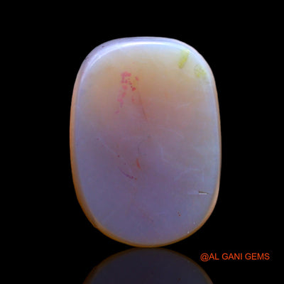 Natural Untreated Fire Opal Loose Gemstone Oval Cabochon From Australia 9.00 Cts 16x12x5 mm AC-437