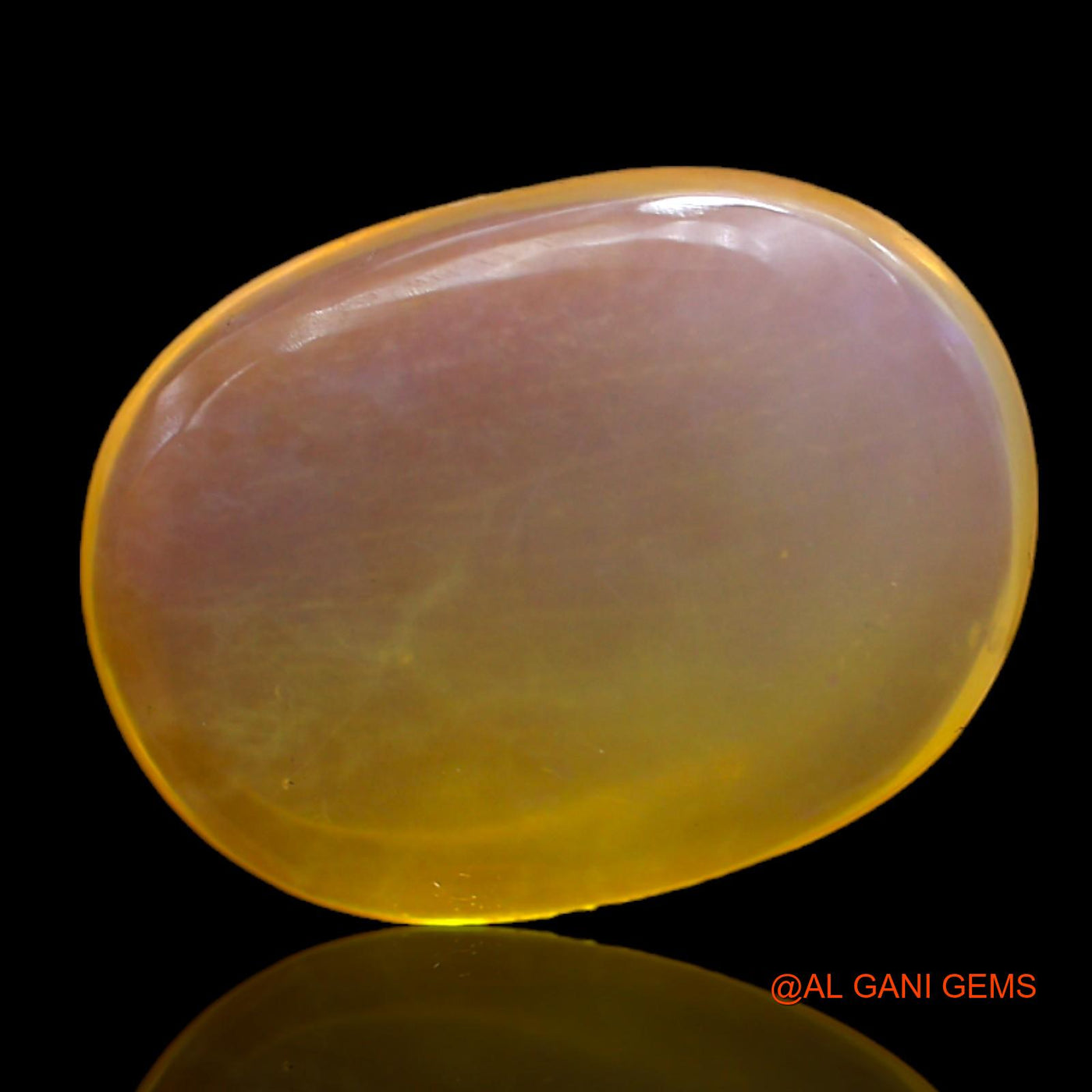 6.00 Cts Natural Australian Fire Opal Loose Gemstone Oval Cabochon 17x12x4 mm AC-438