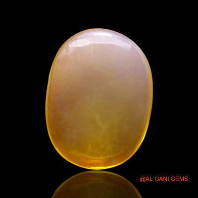 6.00 Cts Natural Australian Fire Opal Loose Gemstone Oval Cabochon 17x12x4 mm AC-438