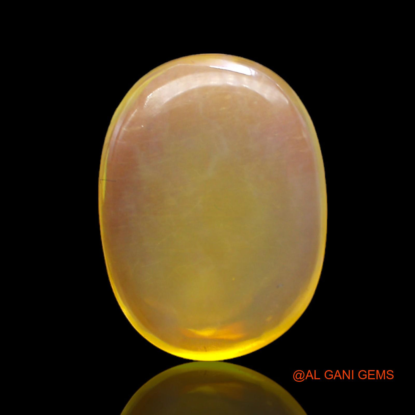 6.00 Cts Natural Australian Fire Opal Loose Gemstone Oval Cabochon 17x12x4 mm AC-438