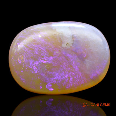 8.00 Cts Unheated Australian Fire Opal Loose Gemstone Oval Cabochon Natural 18x13x4 mm AC-43