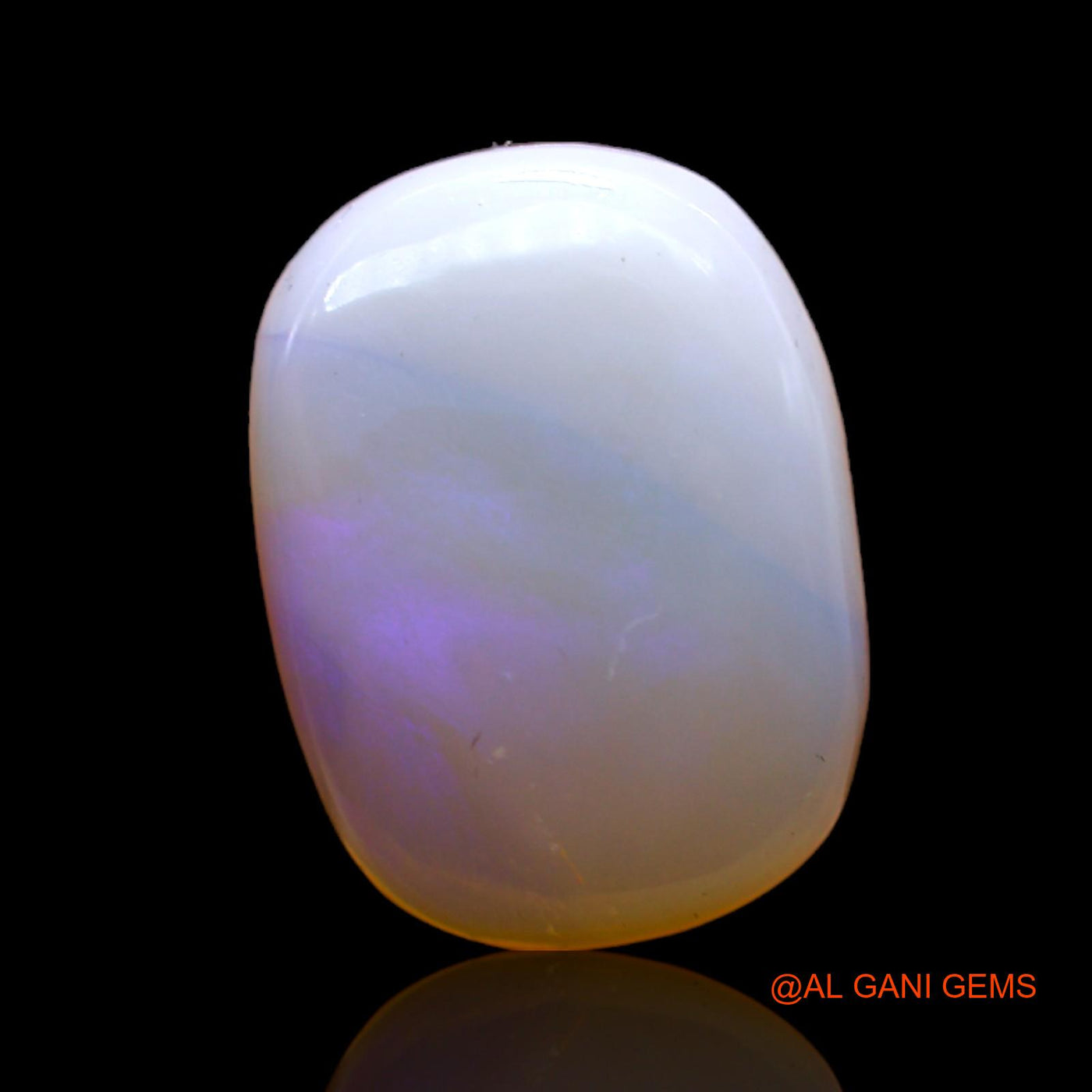 Natural Fire Opal Gemstone 6.00 Cts Loose Oval Cabochon From Australia 16x12x4 mm AC-440