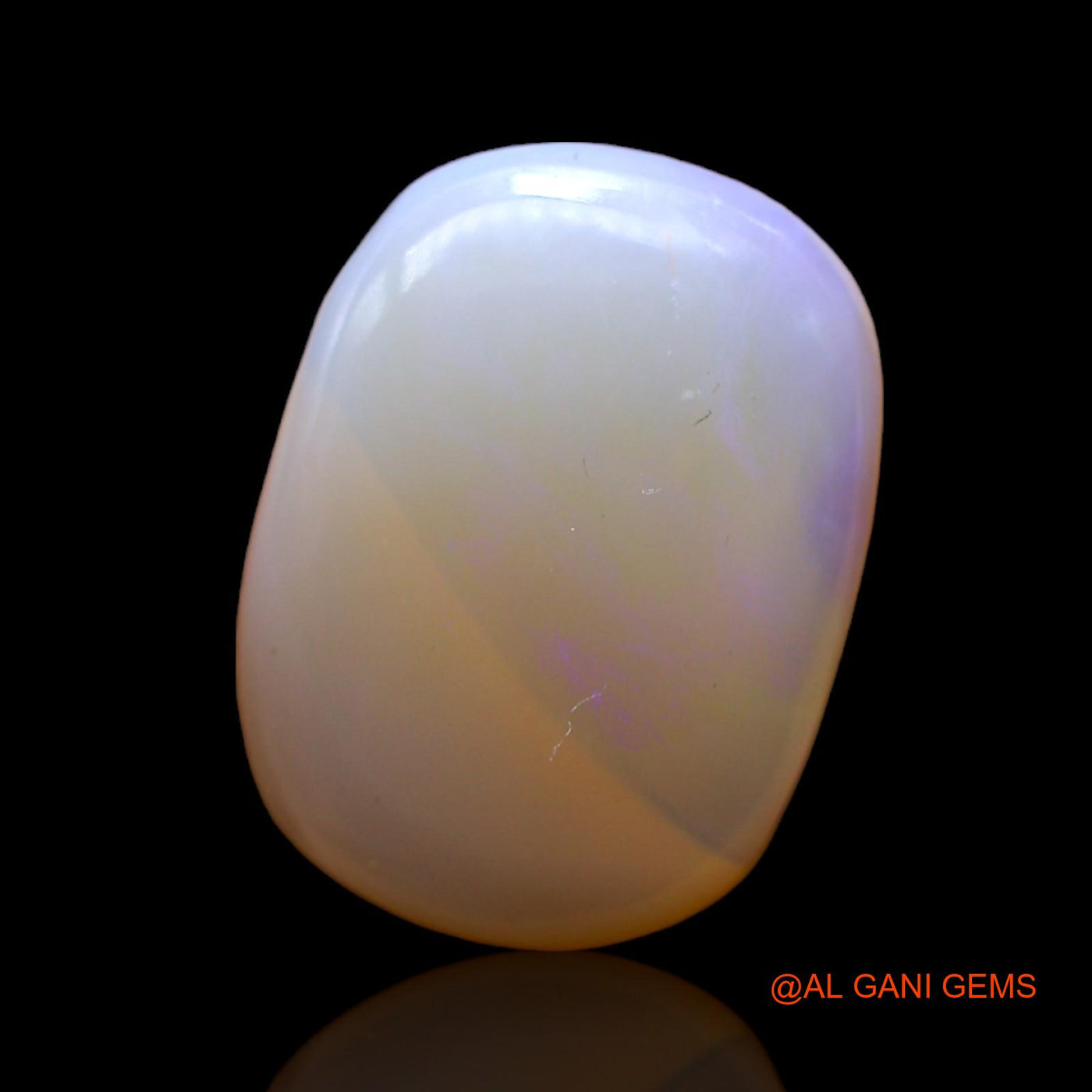 Natural Fire Opal Gemstone 6.00 Cts Loose Oval Cabochon From Australia 16x12x4 mm AC-440