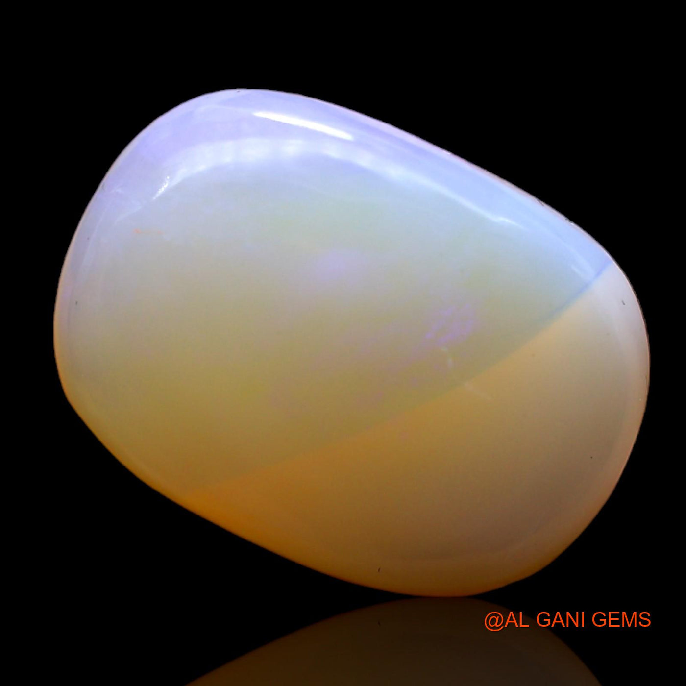 Natural Fire Opal Gemstone 6.00 Cts Loose Oval Cabochon From Australia 16x12x4 mm AC-440