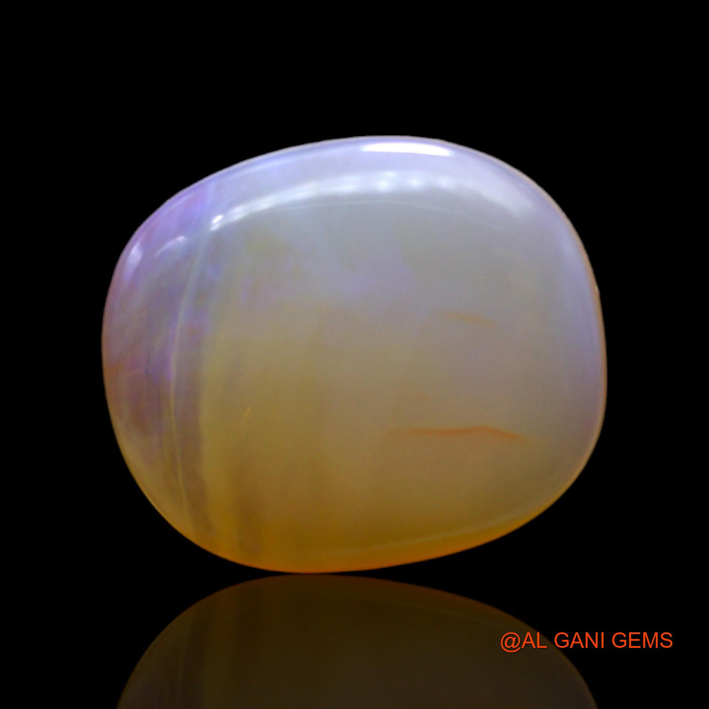 8.00 Cts Natural Australian Fire Opal Loose Gemstone Oval Cabochon 16x13x5 mm AC-441