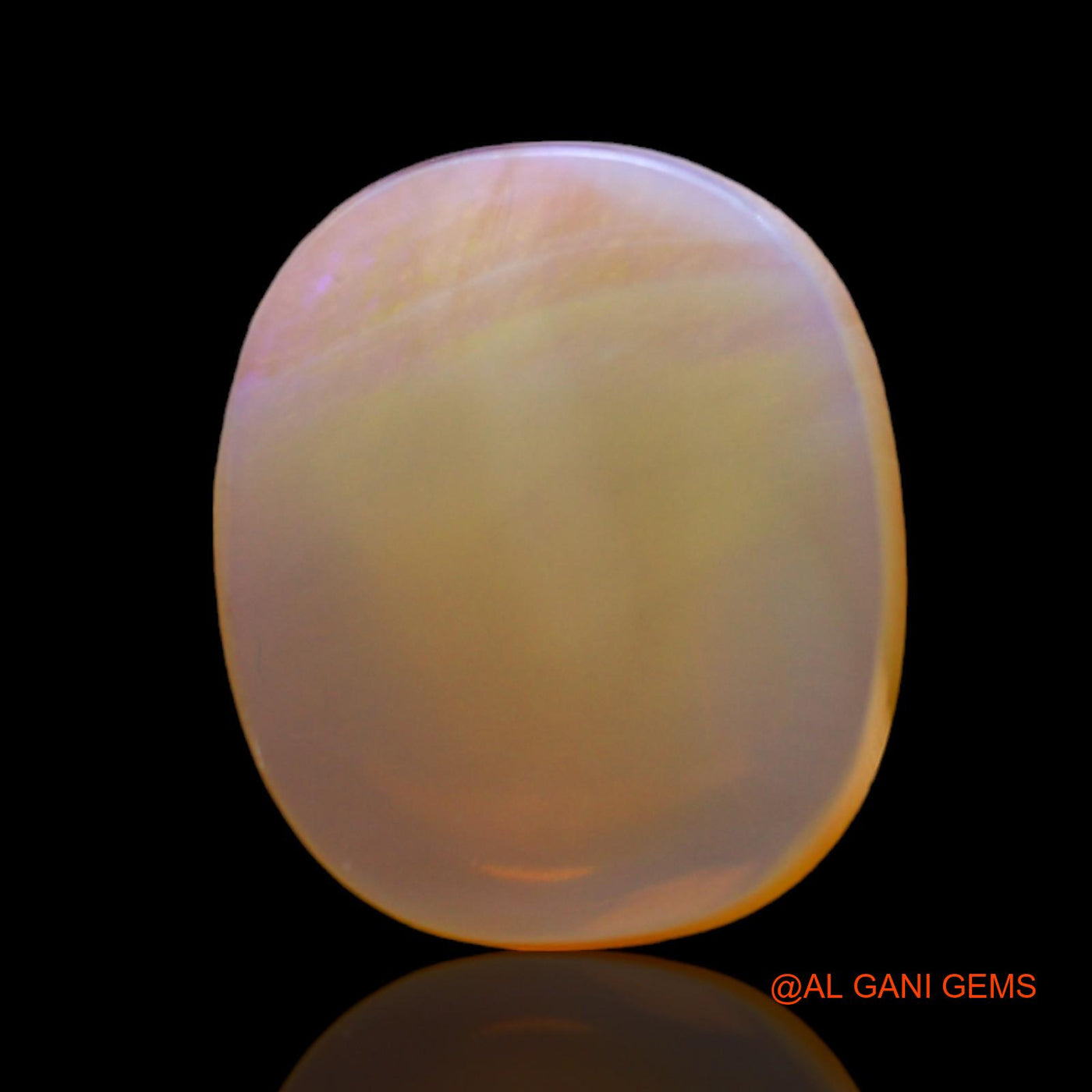 8.00 Cts Natural Australian Fire Opal Loose Gemstone Oval Cabochon 16x13x5 mm AC-441