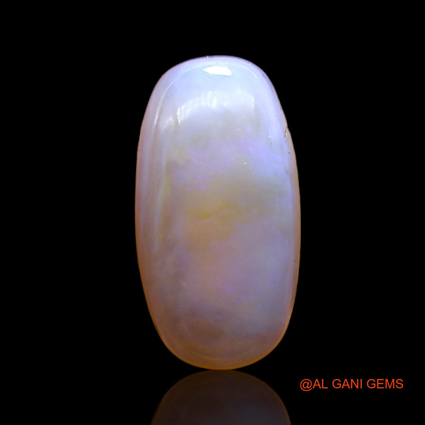 Natural Untreated Fire Opal Loose Gemstone Oval Cabochon From Australia 5.00 Cts 18x9x4 mm AC-443