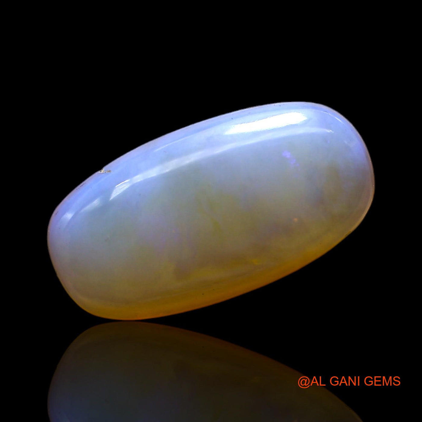 Natural Untreated Fire Opal Loose Gemstone Oval Cabochon From Australia 5.00 Cts 18x9x4 mm AC-443