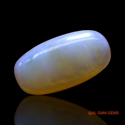 Natural Untreated Fire Opal Loose Gemstone Oval Cabochon From Australia 5.00 Cts 18x9x4 mm AC-443