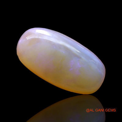 Natural Untreated Fire Opal Loose Gemstone Oval Cabochon From Australia 5.00 Cts 18x9x4 mm AC-443