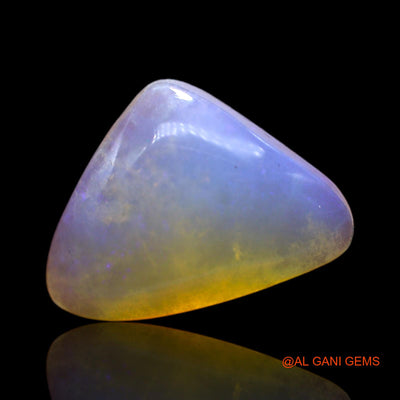 Natural Untreated Fire Opal Loose Gemstone Trillion Cabochon From Australia 5.00 Cts 16x12x4 mm AC-444