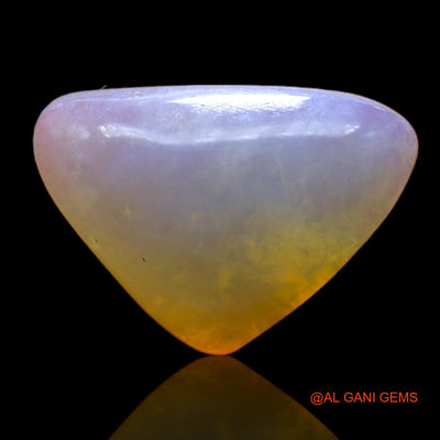 Natural Untreated Fire Opal Loose Gemstone Trillion Cabochon From Australia 5.00 Cts 16x12x4 mm AC-444