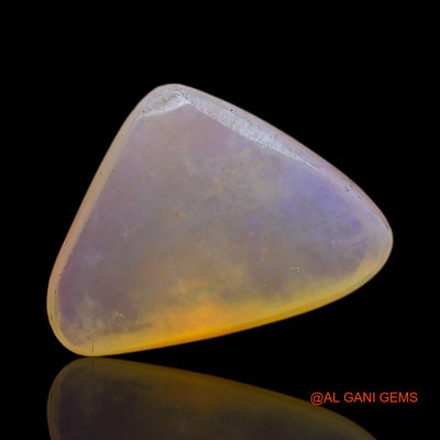 Natural Untreated Fire Opal Loose Gemstone Trillion Cabochon From Australia 5.00 Cts 16x12x4 mm AC-444