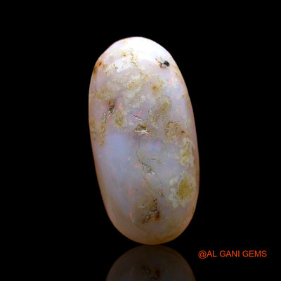Natural Untreated Fire Opal Loose Gemstone Oval Cabochon From Australia 6.00 Cts 19x9x5 mm AC-446