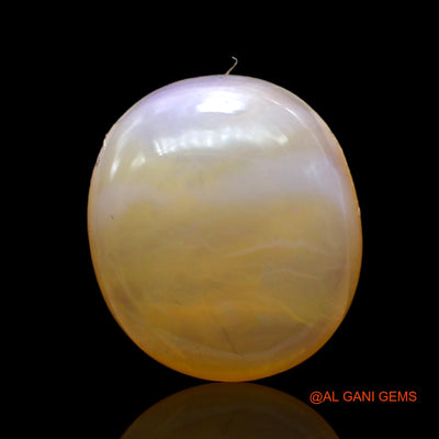 9.00 Cts Unheated Australian Fire Opal Loose Gemstone Oval Cabochon Natural 16x14x5 mm AC-447