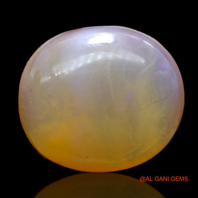 9.00 Cts Unheated Australian Fire Opal Loose Gemstone Oval Cabochon Natural 16x14x5 mm AC-447