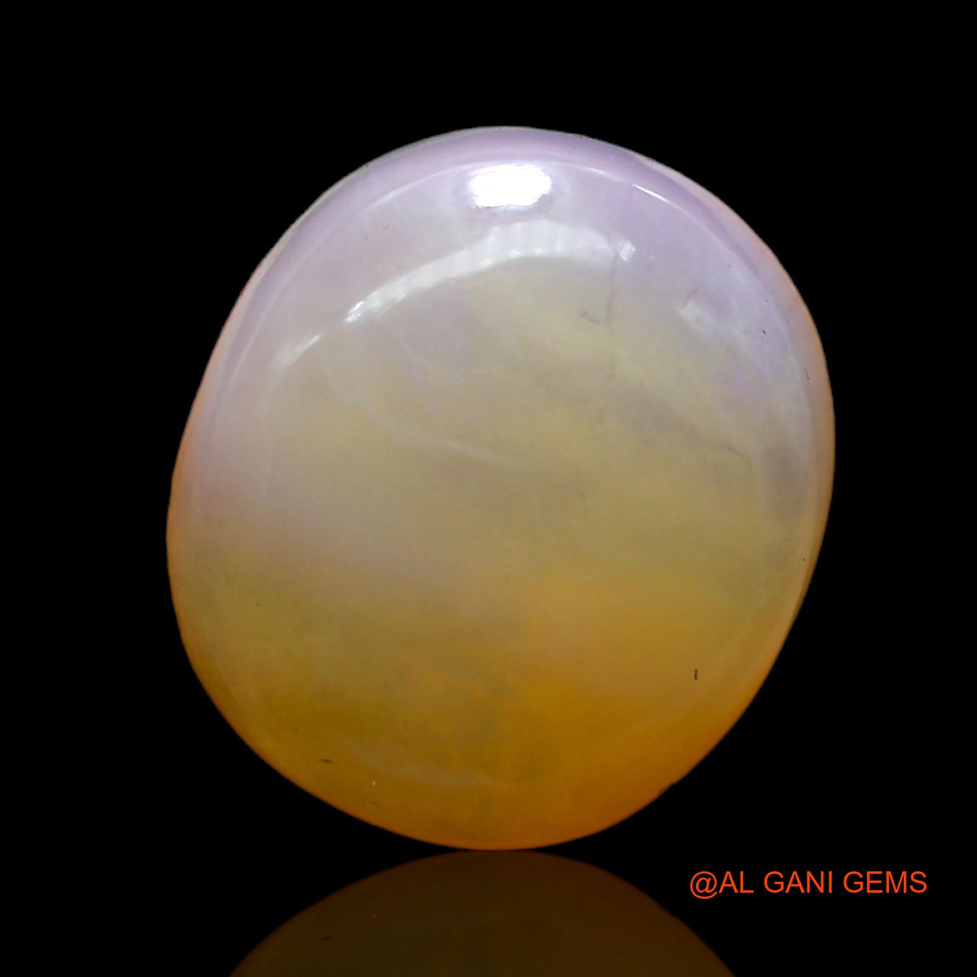 9.00 Cts Unheated Australian Fire Opal Loose Gemstone Oval Cabochon Natural 16x14x5 mm AC-447