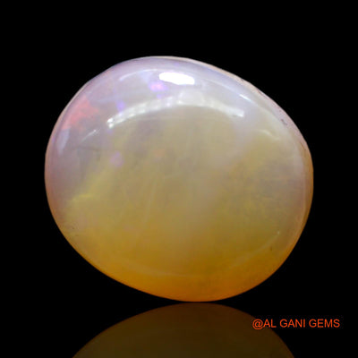 9.00 Cts Unheated Australian Fire Opal Loose Gemstone Oval Cabochon Natural 16x14x5 mm AC-447