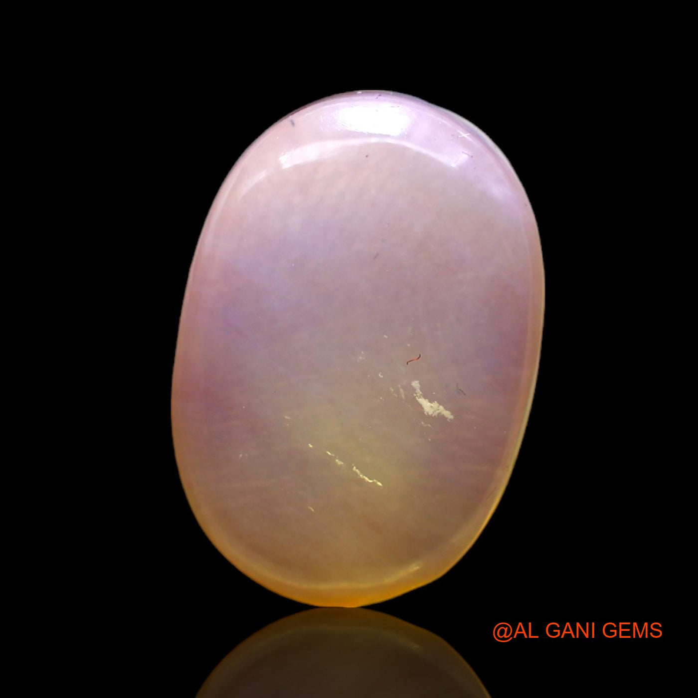 5.00 Cts Unheated Australian Fire Opal Loose Gemstone Oval Cabochon Natural 16x11x3 mm AC-448