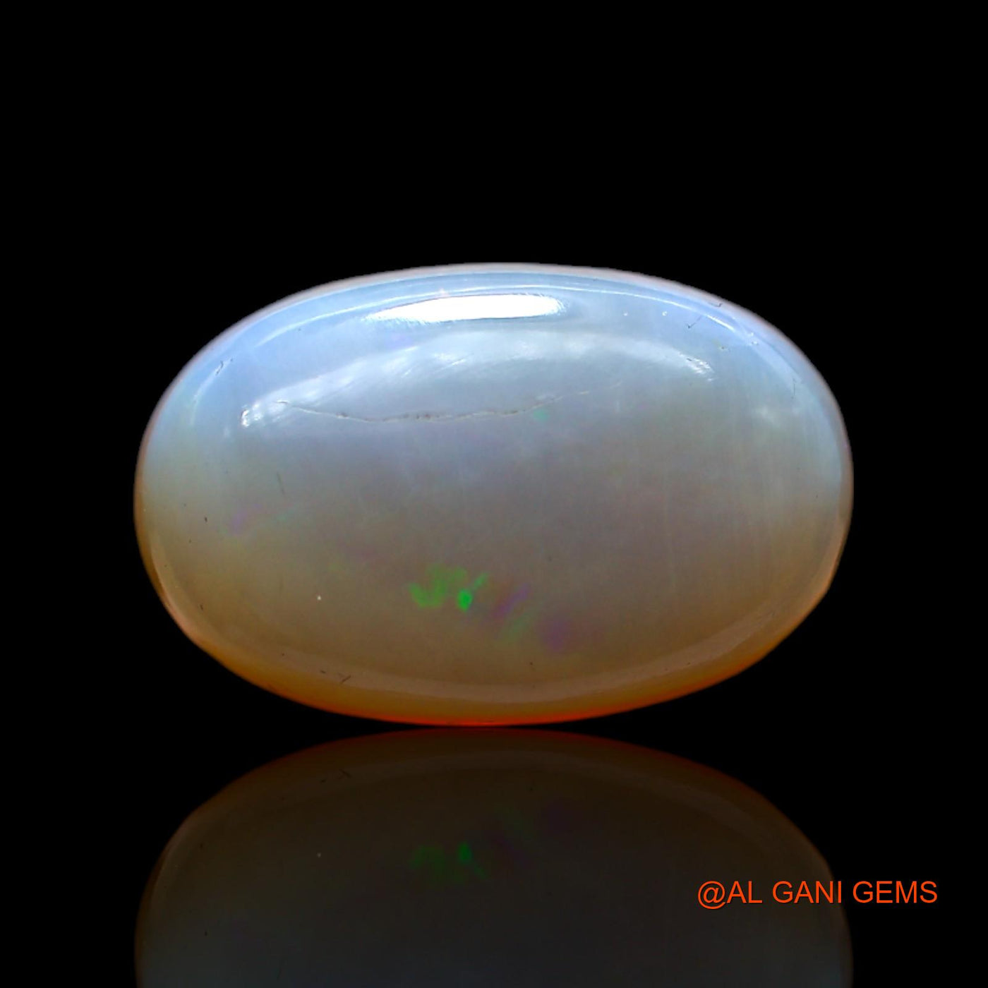 7.00 Cts Natural Australian Fire Opal Loose Gemstone Oval Cabochon 16x10x6 mm AC-449
